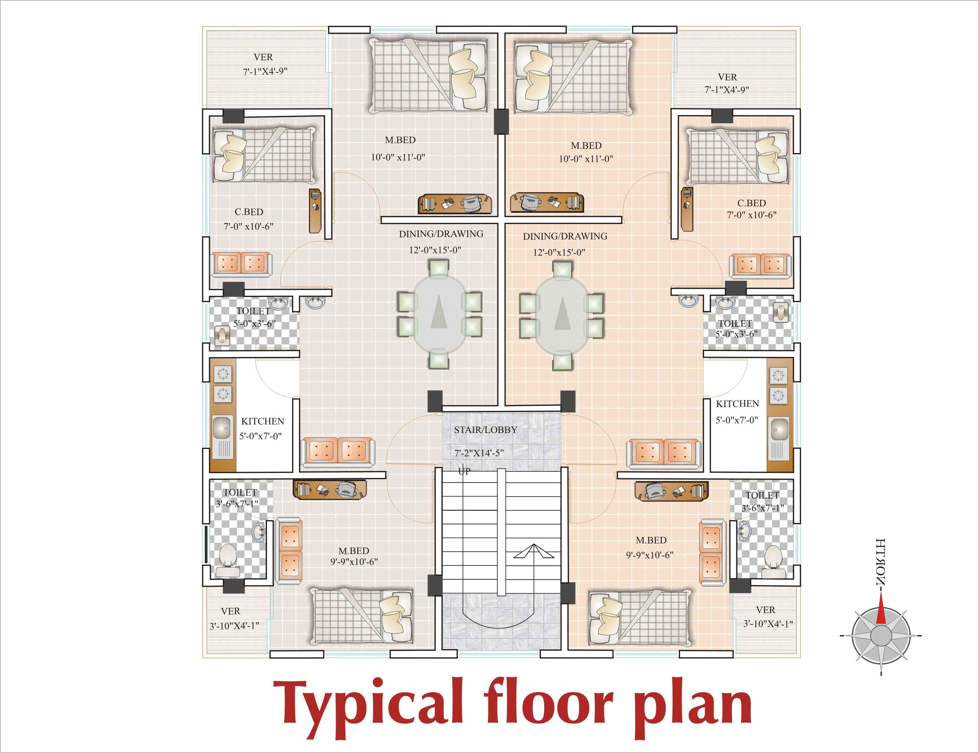 typical floor plan 6